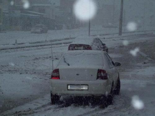 Snowfall Begins In Ajloun, Heavy Downpours In Amman 