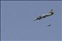 Syrian air force fighter jet launches rockets at Aleppo September 1, 2012 (photo: Reuters - Youssef Boudlal)