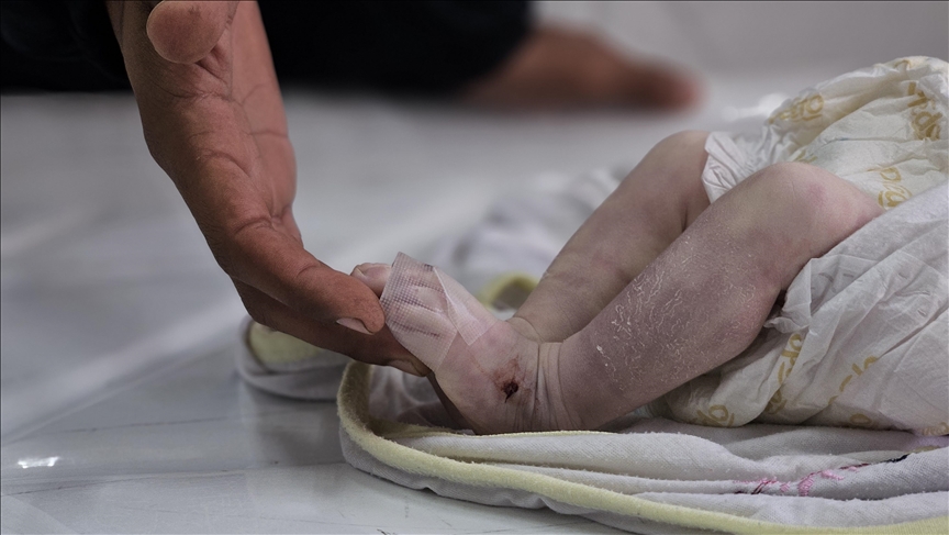 Seven-day-old infant dies from severe weather conditions and extreme cold in Gaza
