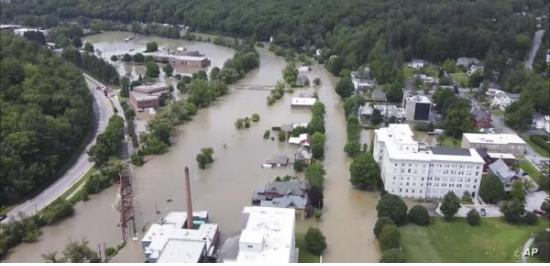 U.S. president declares emergency in Vermont amid catastrophic flooding 
