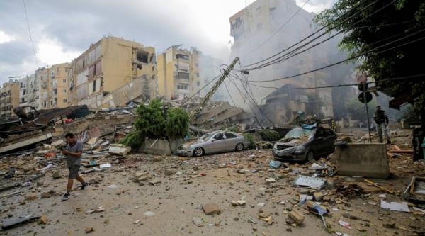 Violent Israeli raids on Beiruts southern suburbs for 16th day 