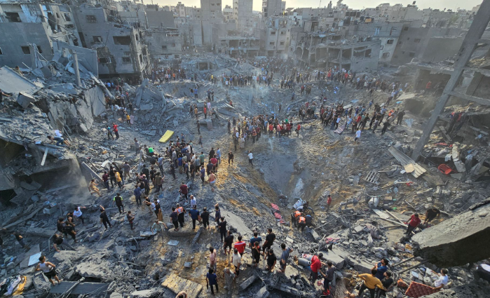 Eight civilians killed in Israeli airstrike on Jabalia refugee camp