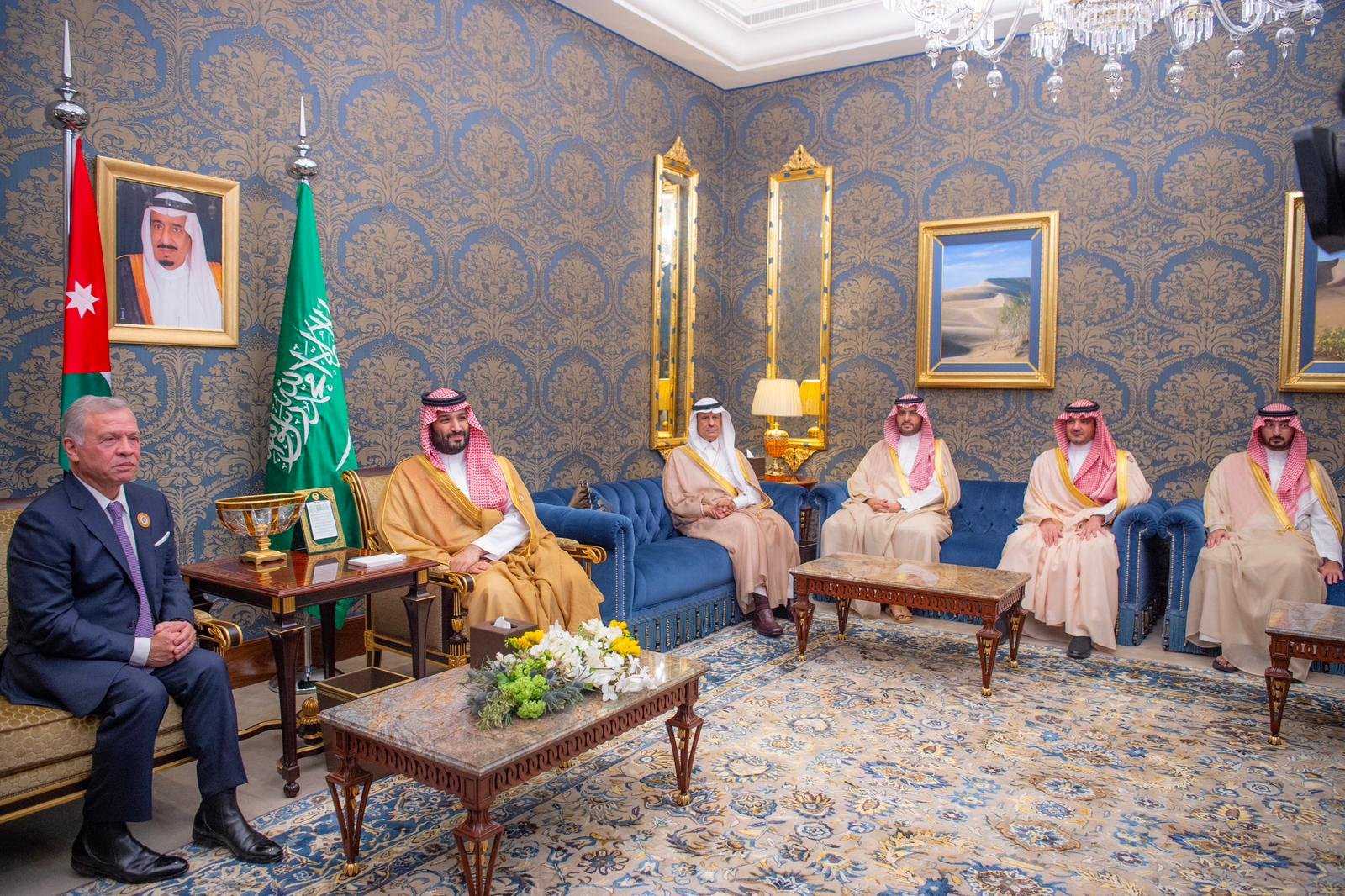 King meets Saudi Crown Prince 