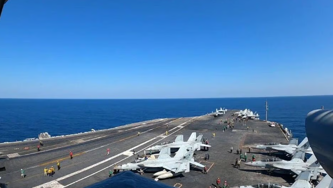 Pentagon prepares second aircraft carrier to deploy to Middle East