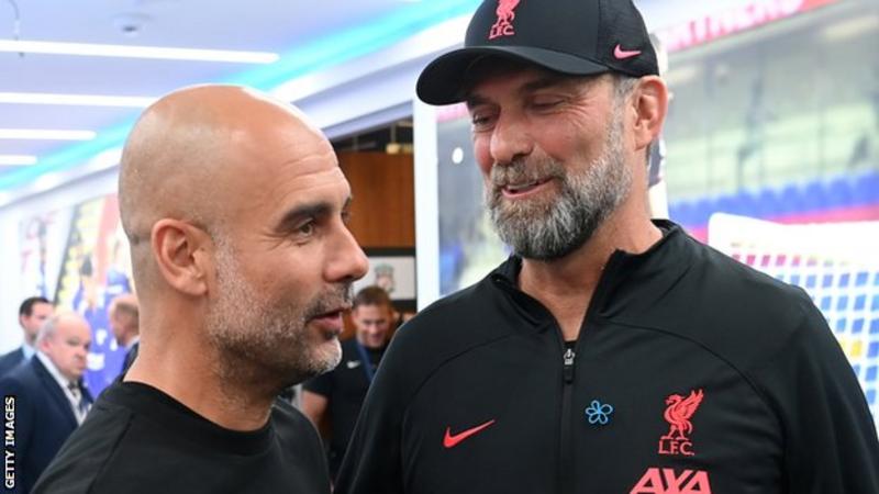 Liverpool v Manchester City: Pep Guardiola says Reds are City's biggest title challengers