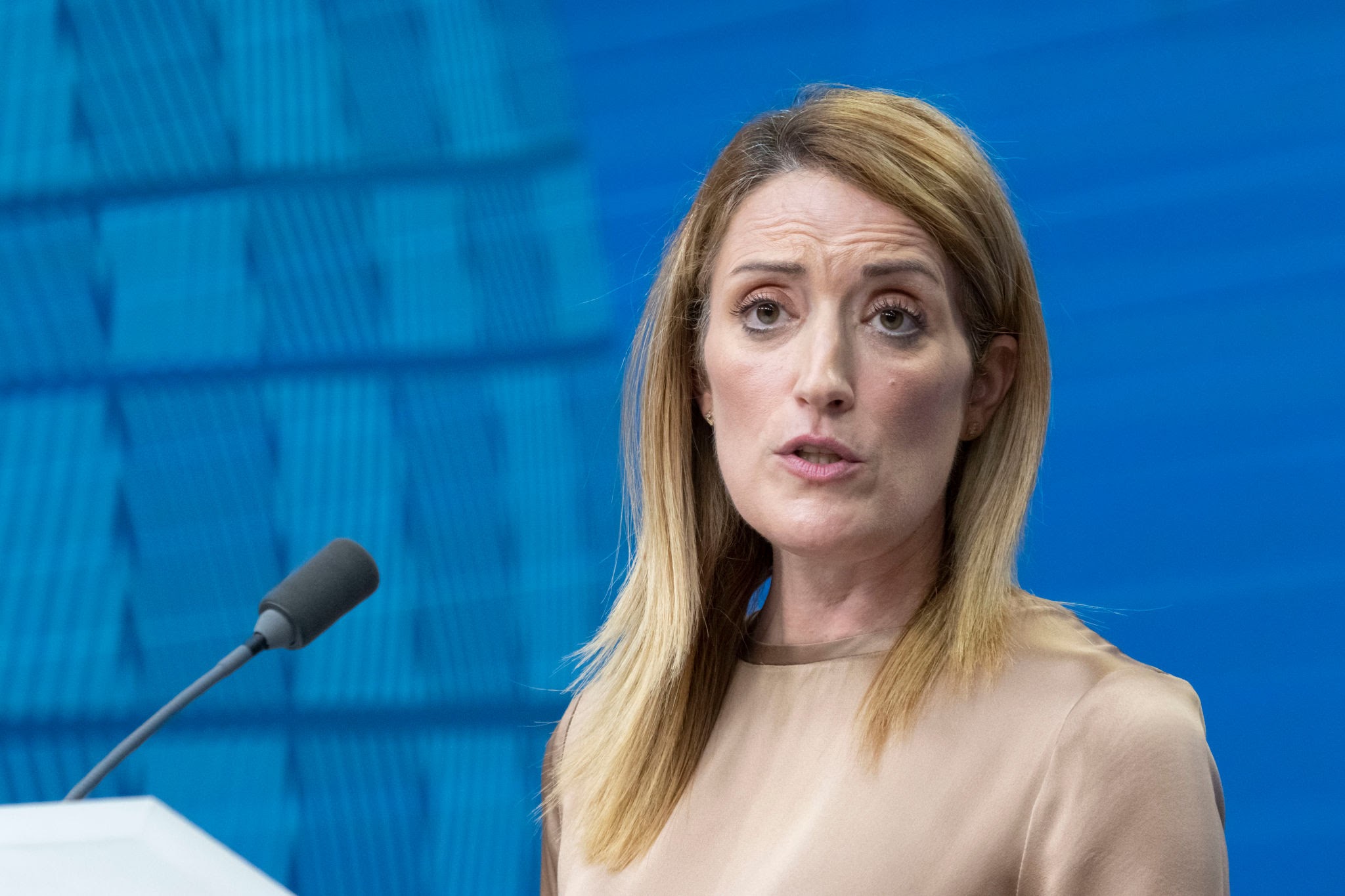 EU Parliament president welcomes deal for humanitarian pause in hostilities in Gaza 