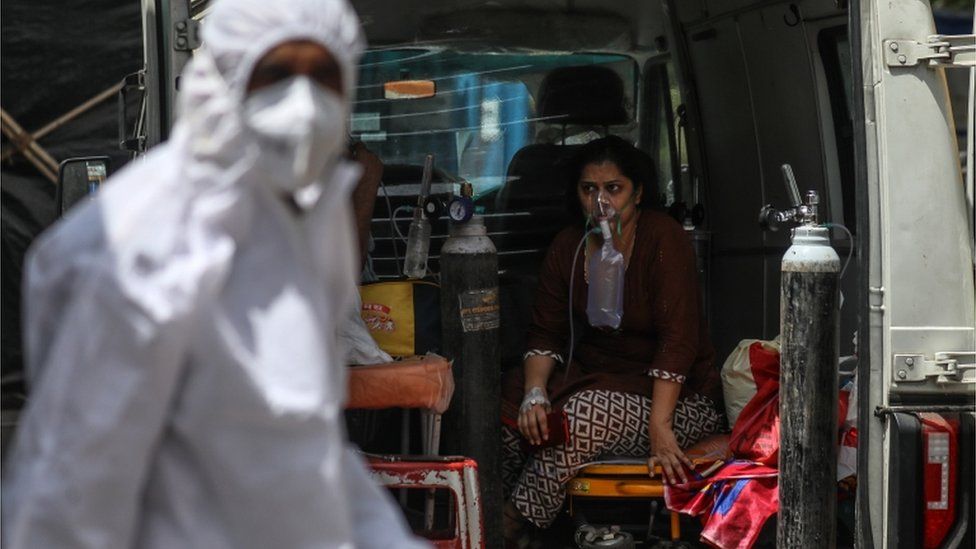 India sees global record number of new COVID-19 cases