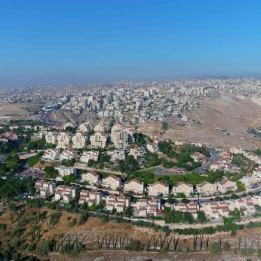 HRW: abusive Israeli Policies Constitute Crimes of Apartheid, Persecution