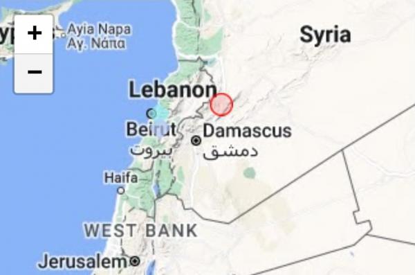 JSO picks up 4.2-magnitude earthquake east of Damascus