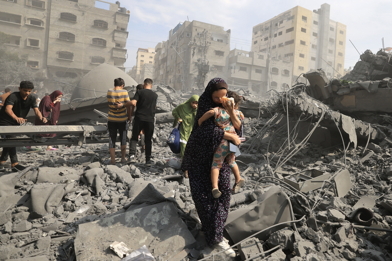 289 days of war: 7 Palestinians, including children, killed in Israeli airstrike in Bureij