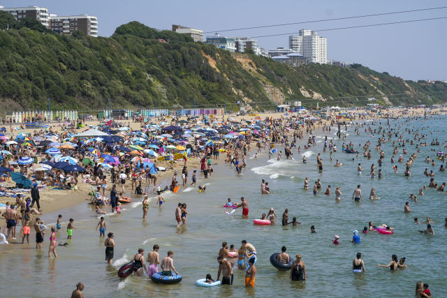 Britain records its hottest day ever as temperatures hit 40C