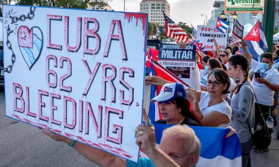 US sanctions Cuba over crackdown on protests in 1st steps toward new policy