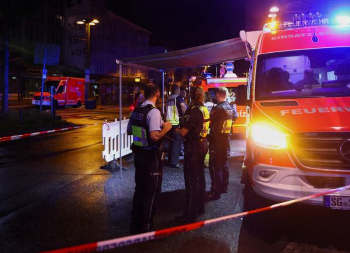 German police search for assailant in festival stabbing that killed 3