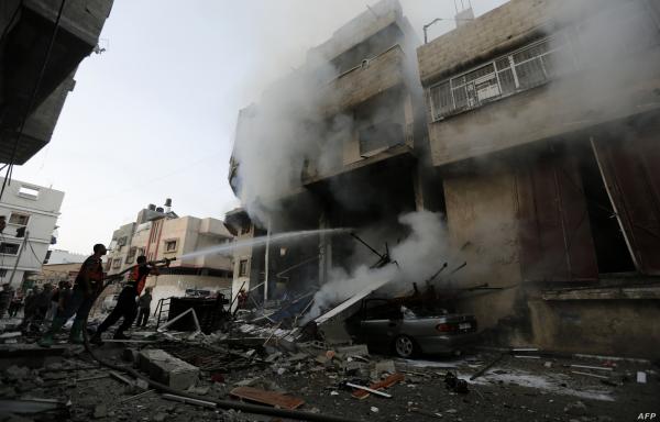 Two Palestinian journalists killed, a third injured, after Israeli warplanes bombed their workplace in Gaza