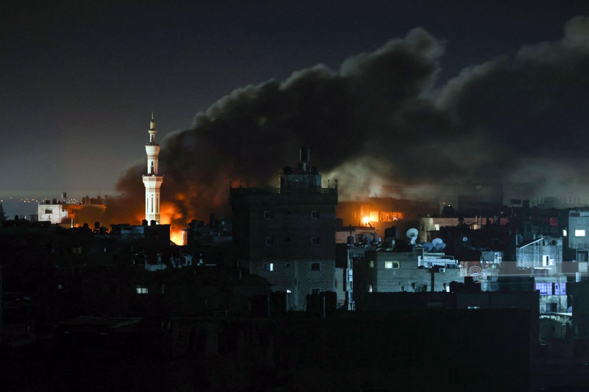 Several civilians injured in Israeli airstrikes on central Gaza