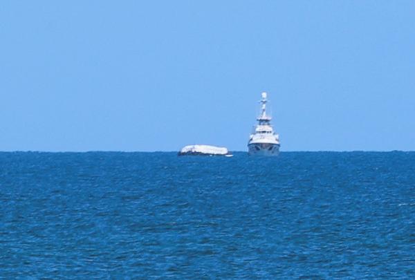 Unloading from 1st aid ship arrived on Gazas shores completed