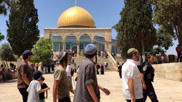 Extremist settlers storm Al-Aqsa courtyards