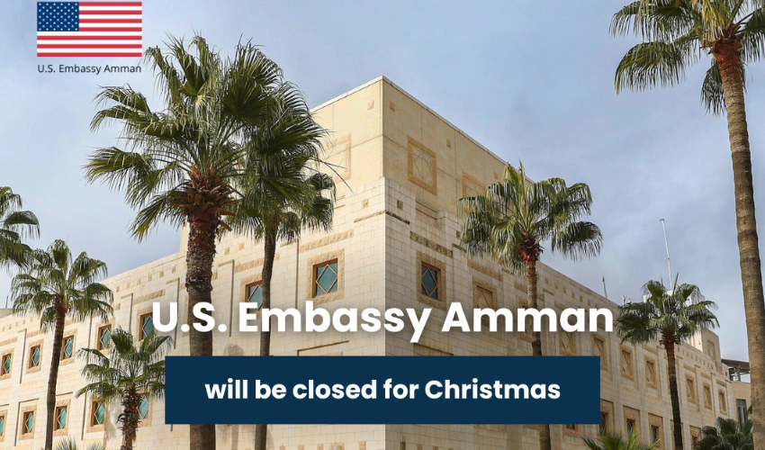 U.S. Embassy in Amman suspends services until Sunday
