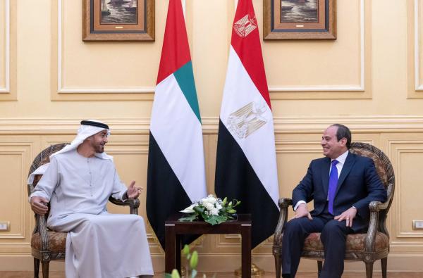 Egypt&rsquo;s Sisi hosts Israel&rsquo;s Bennett, UAE&rsquo;s Sheikh Mohammed