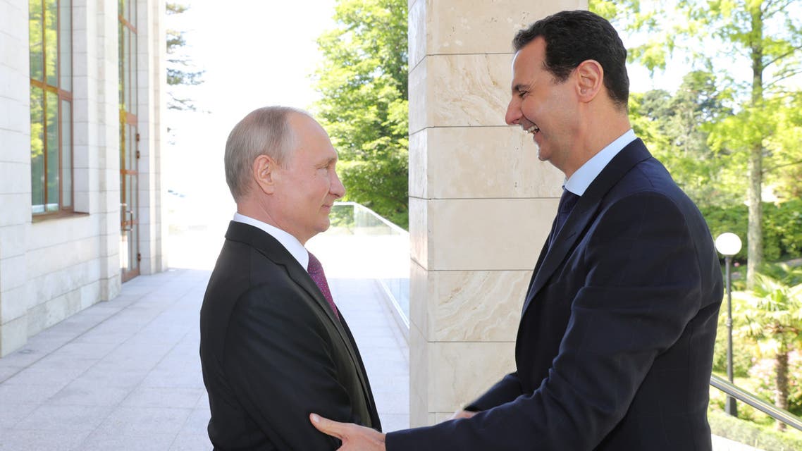 Russia&rsquo;s Putin tells Syria&rsquo;s Assad vote win confirms is &lsquo;political authority&rsquo;
