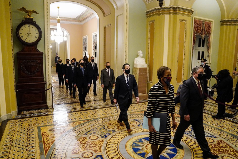 Trump impeachment goes to Senate, testing his sway over GOP