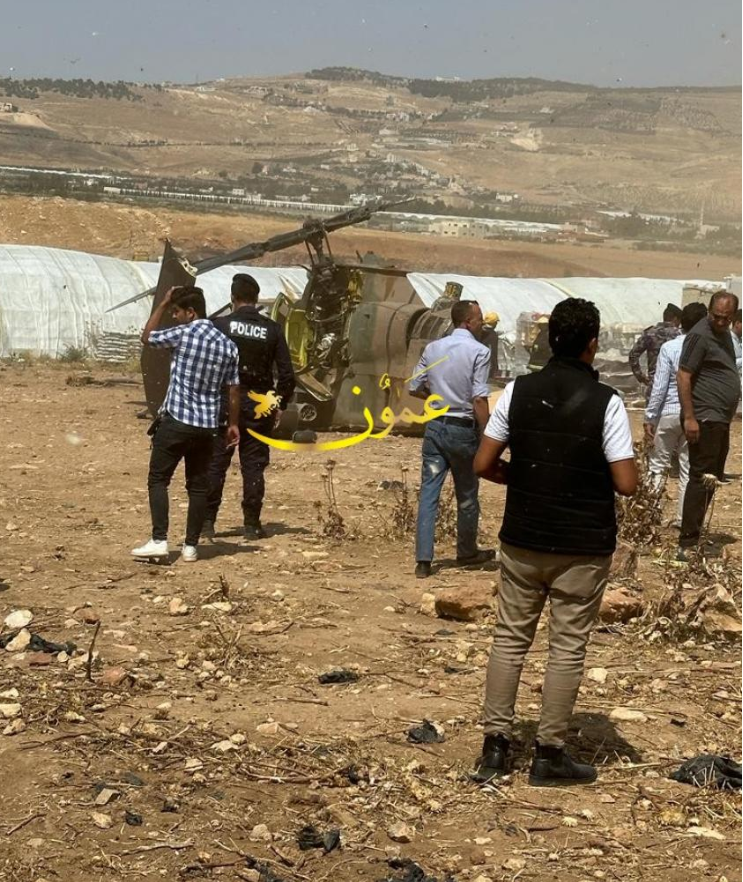 Military helicopter crashes, pilots hospitalized | Jordan News - Vimarsana News