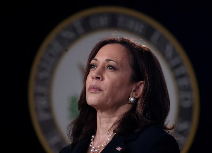 Backed by Biden, Harris moves to lock up White House bid