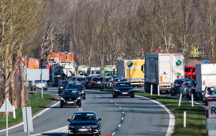 Several people injured in Danish train crash, local emergency service says 