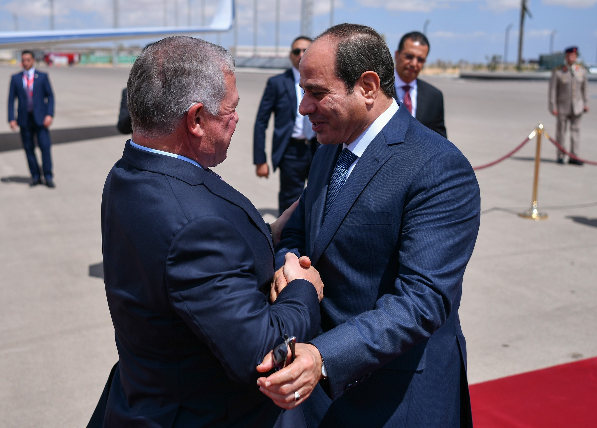 King heads to Cairo for talks with President El-Sisi