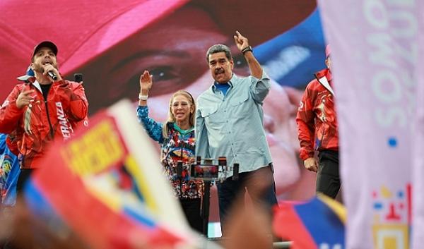 Venezuelas President Nicolas Maduro wins third term