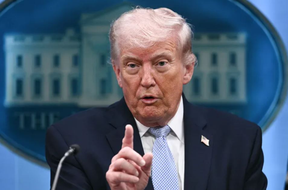 Trump shares article highlighting possibility of naval blockade