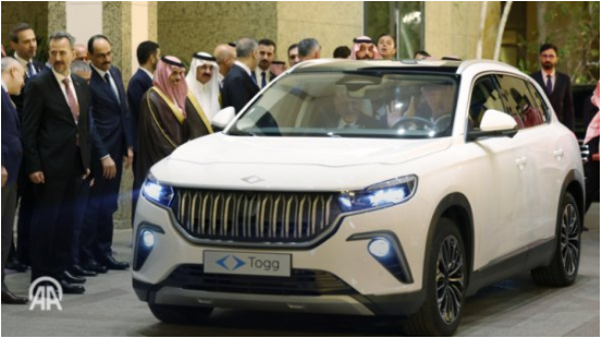 Turkish president gifts Togg to Saudi crown prince