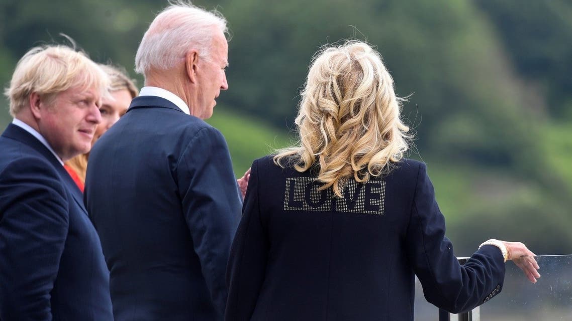 Message in a jacket Jill Biden sends sartorial message of ‘love