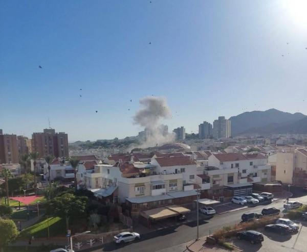 Strong explosion in Eilat 