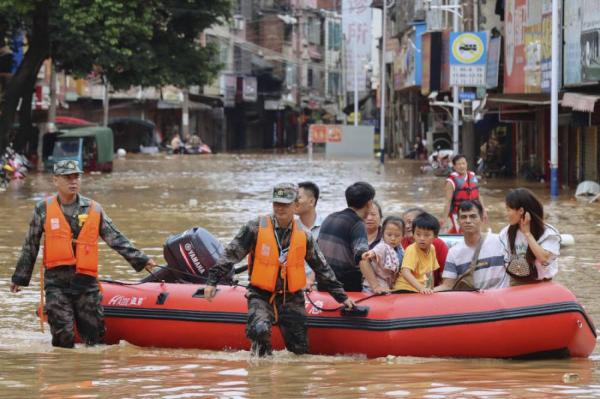 China: 11 missing, thousands evacuated amid torrential rain