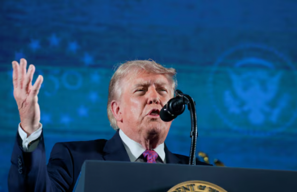 Trump extols America, rails at communism in US 250th celebration