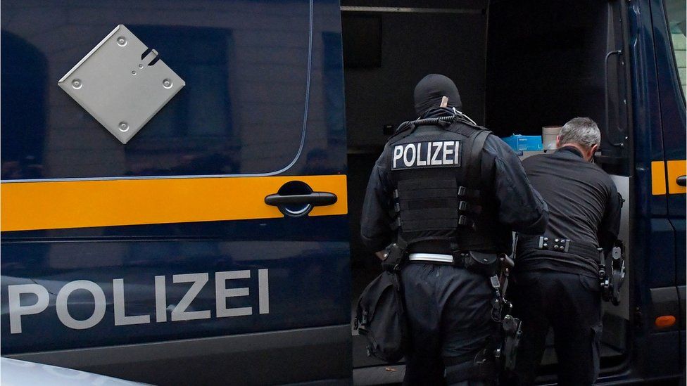 German raids on Covid extremists over Saxony leader death plot