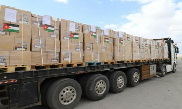 52 New Jordanian aid convoys cross into Gaza