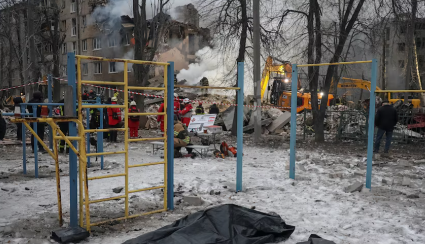 Russia hits Ukraine with drones, missiles, kills at least seven in Kharkiv 