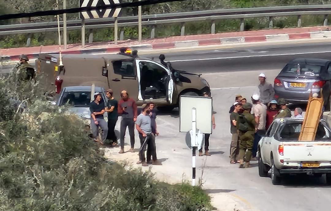 Dozens of Israeli colonists storm Sebastia archaeological site under military protection