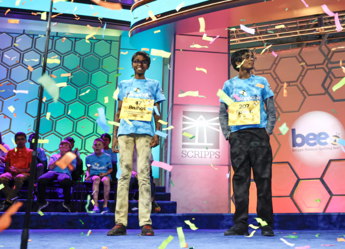 12-year-old boy wins US national spelling bee in a spell-off 