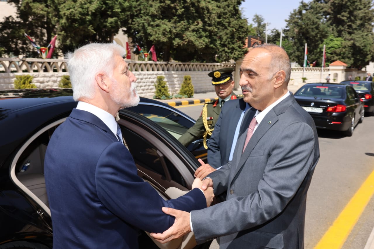 Czech president Team of experts will visit Jordan to study available