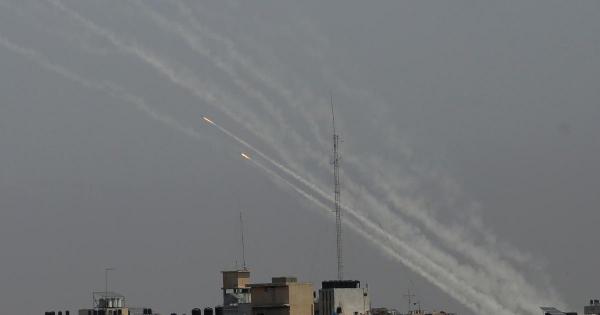 Intense barrage of rockets at Gaza Strip settlements and Israeli cities