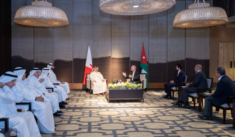 King, Bahrain monarch stress need to maintain Arab coordination