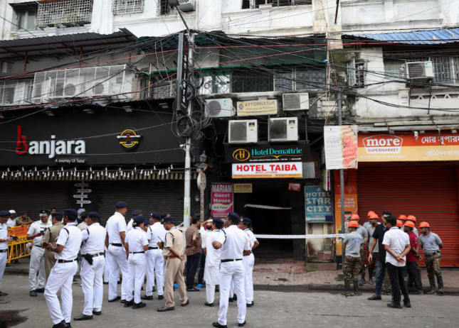 At least nine killed in hotel fire in India& 039;s Kolkata