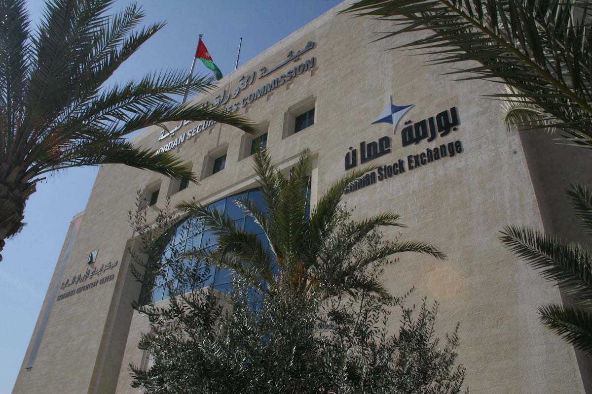 Amman stock market ends trading down