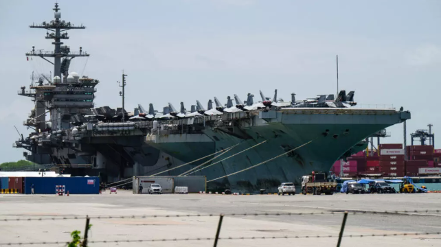 US aircraft carrier departs Thailand after port call