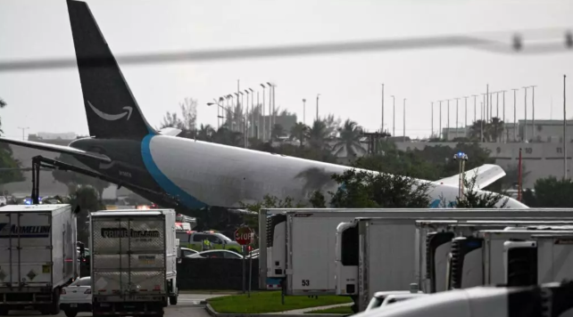 Five dead, five injured after Amazon cargo plane overshoots Miami runway