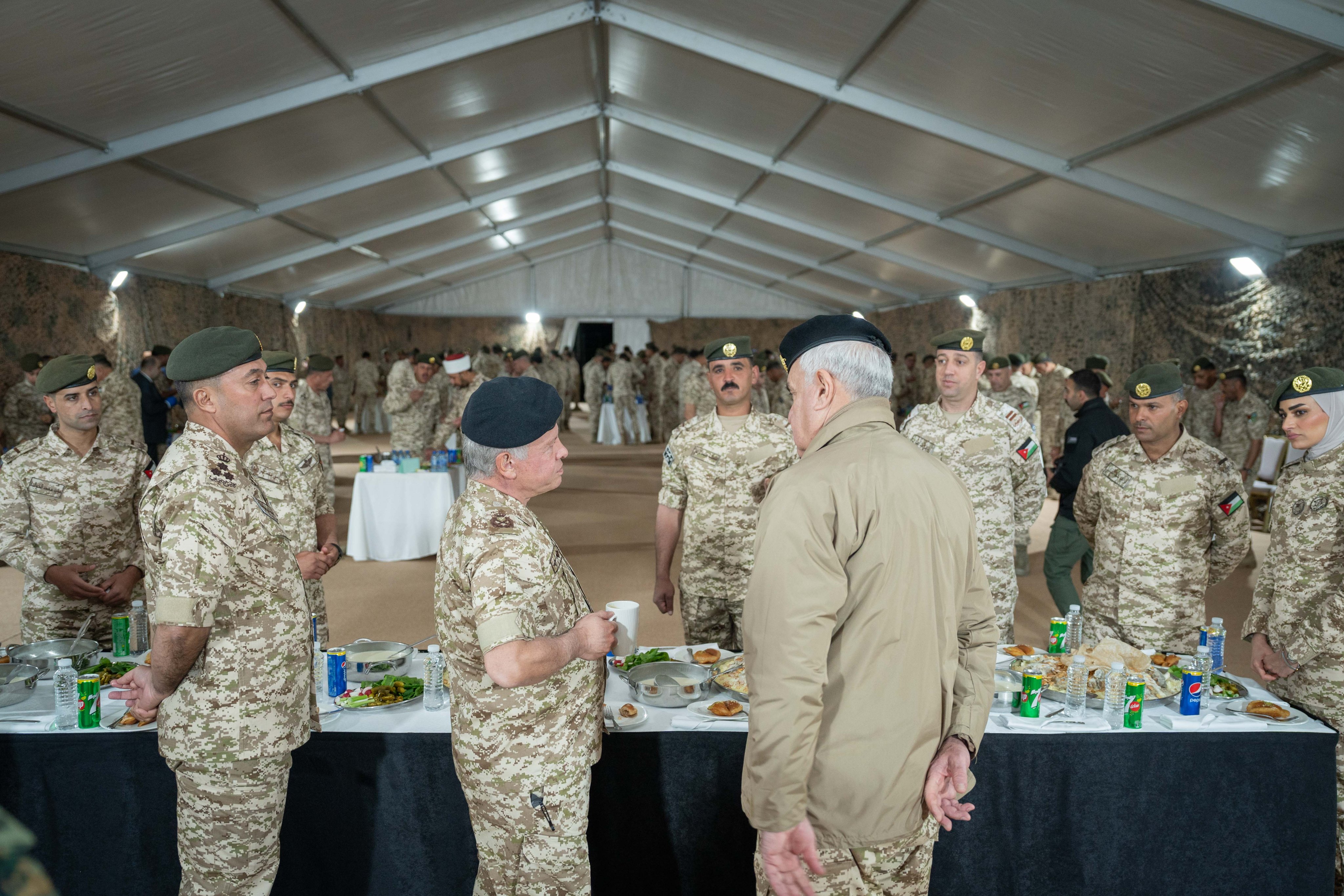 King joins army personnel at Southern Military Region for iftar