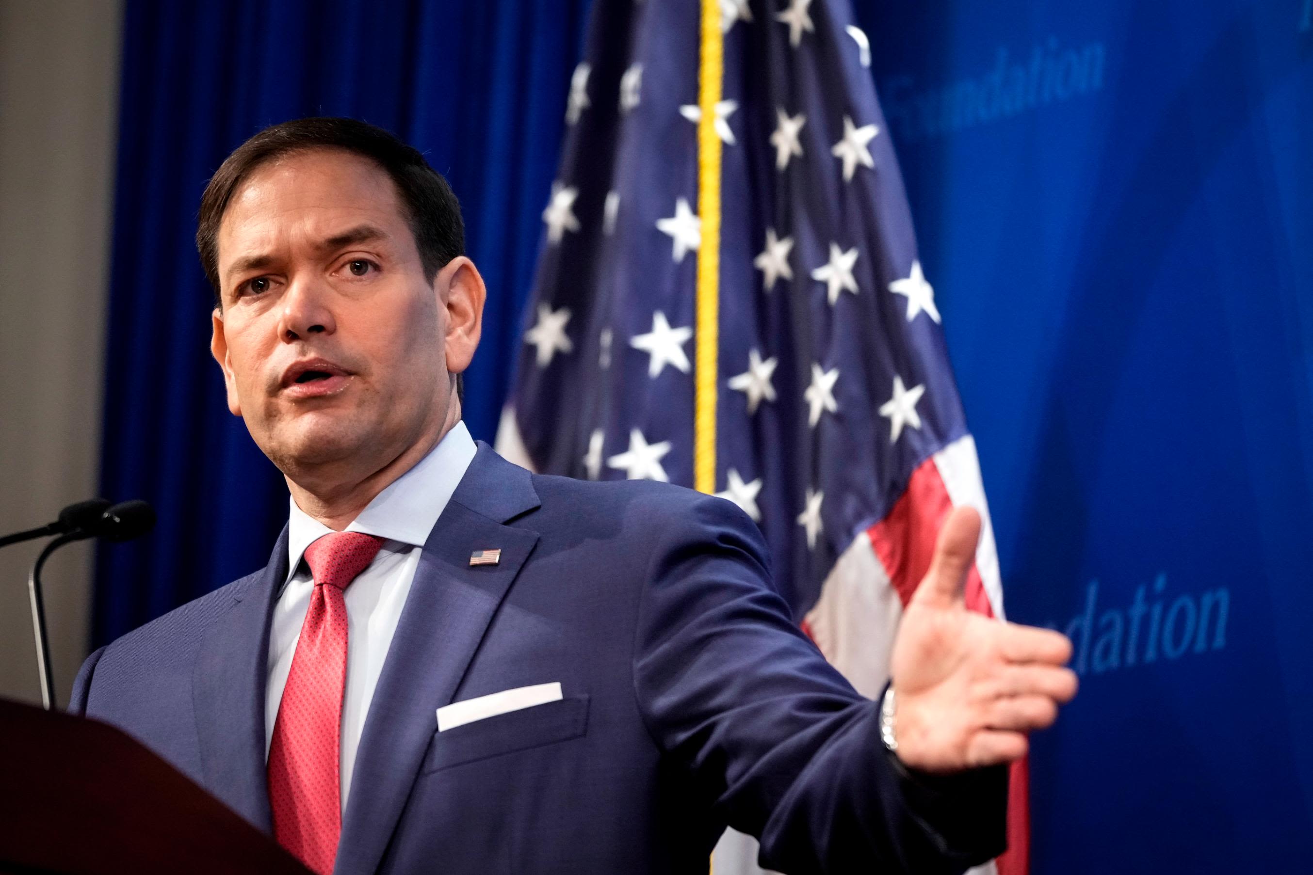 Rubio tells allies U.S. shifting from strikes to sanctions on Iran 